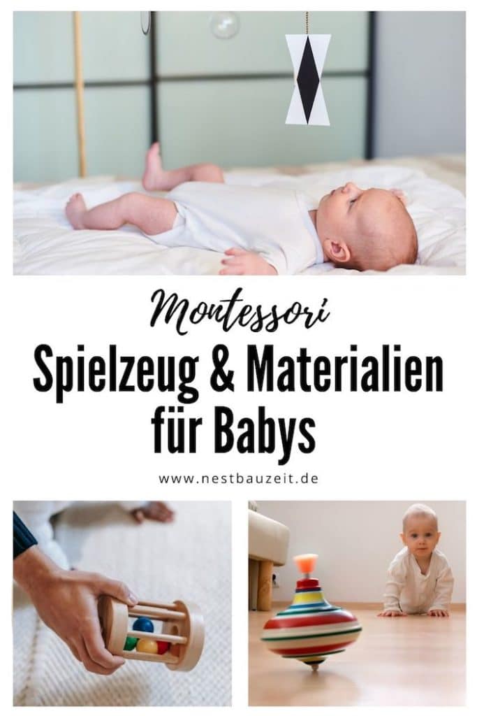 Pin Montessori Spielzeug und Materialien für Babys