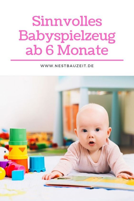Pinterest-Bild: Babyspielzeug ab 6 Monaten