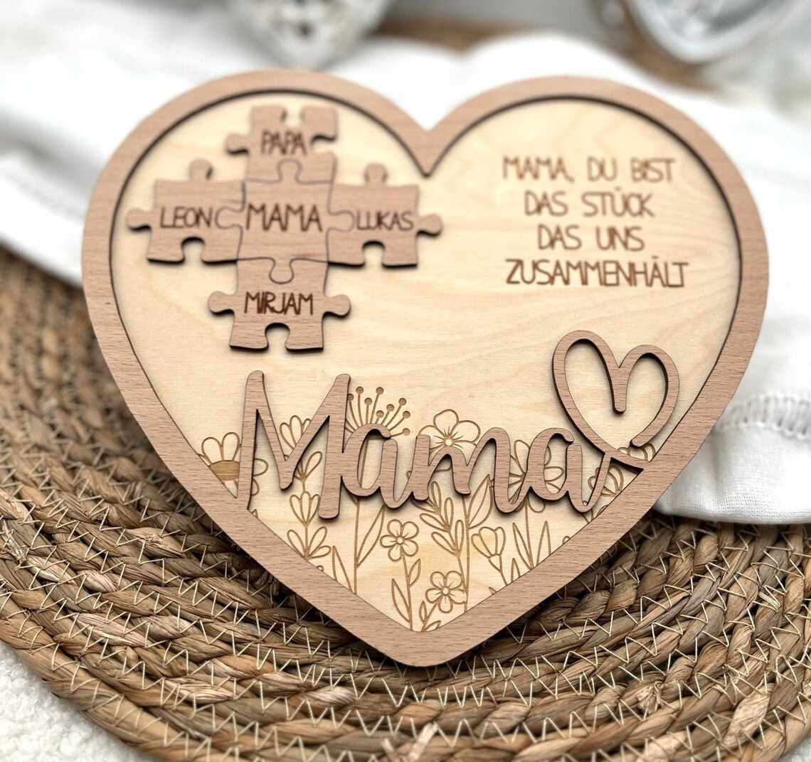 Holzschild mit Spruch 